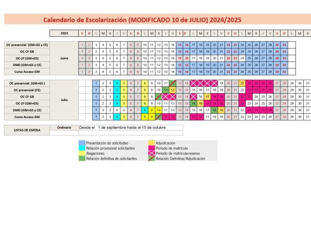 CALENDARIO FP 2024-25